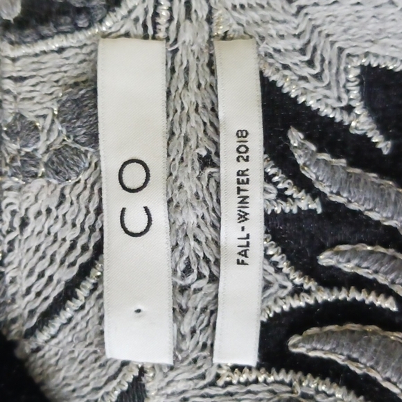 CO. Floral Embroidered Cropped Evening Opera Jacket, Size M - Picture 9 of 16